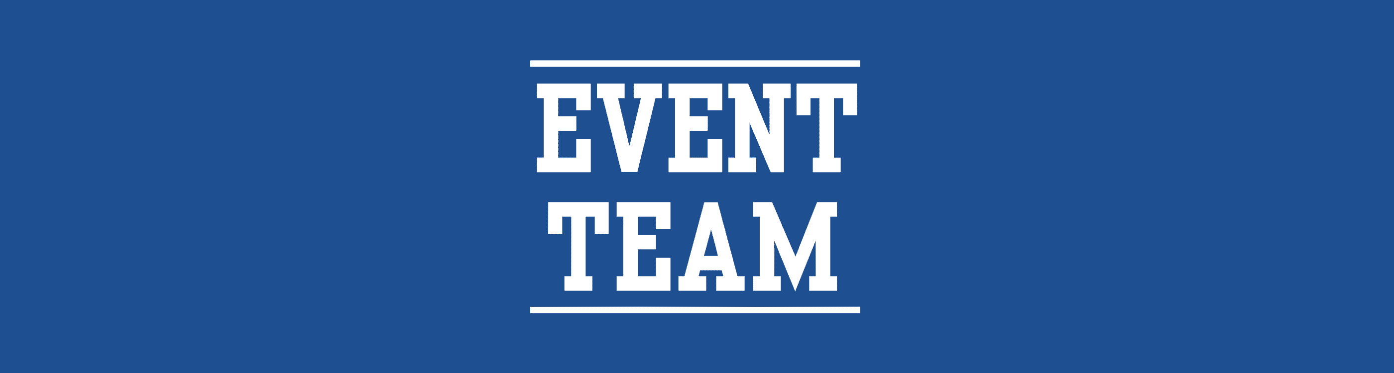 Join our Event Team!