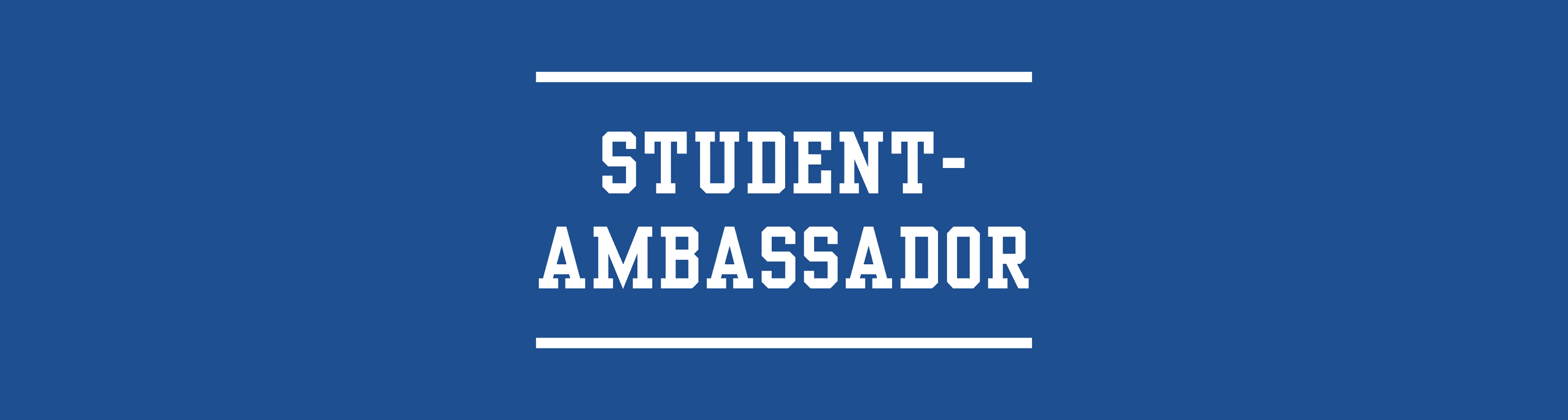 Student Ambassadors