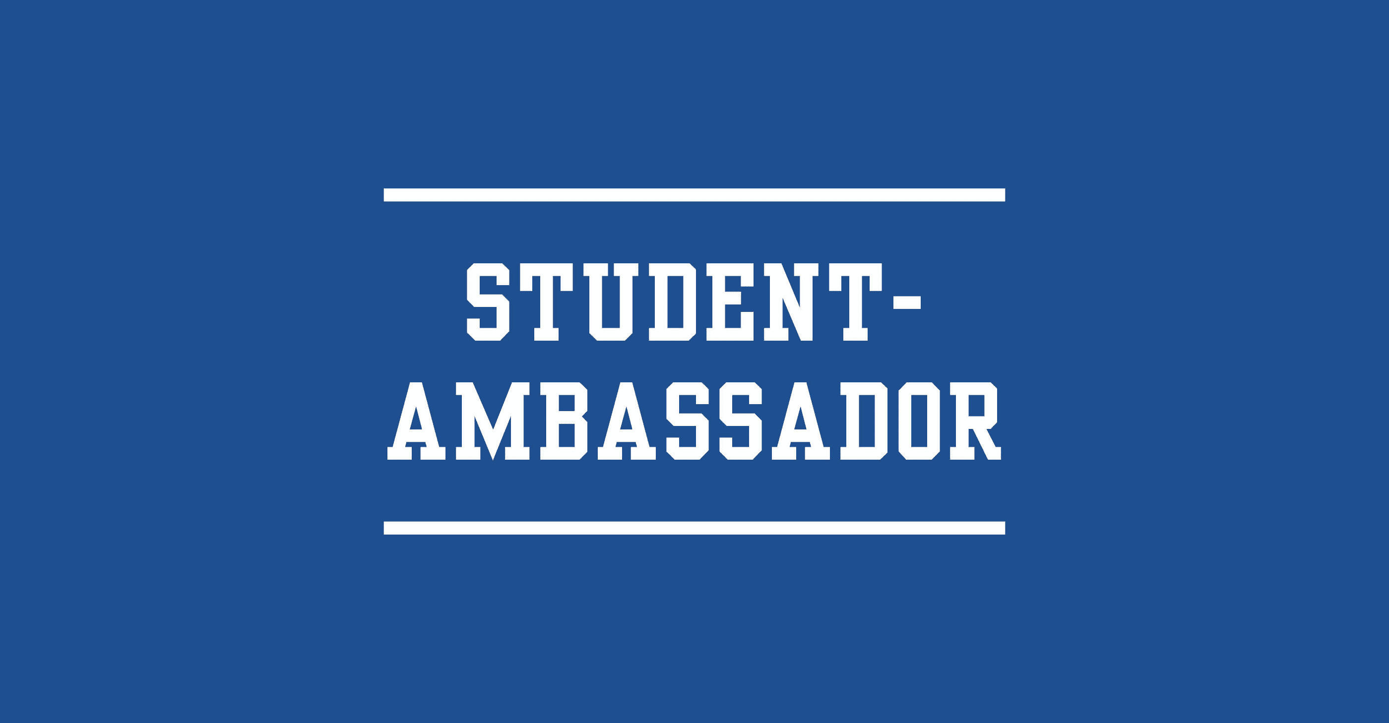 Student Ambassadors