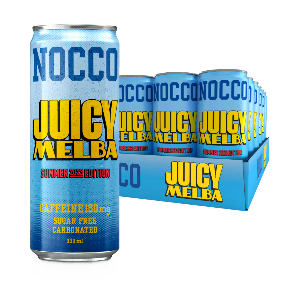 NOCCO Juicy Melba Buy NOCCO 12 x 330ml Online