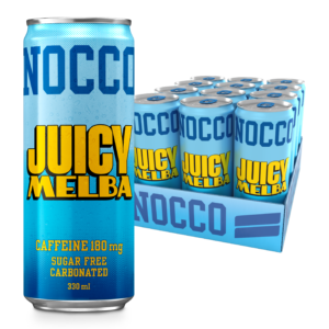 nocco Juicy melba packshot 12 pack