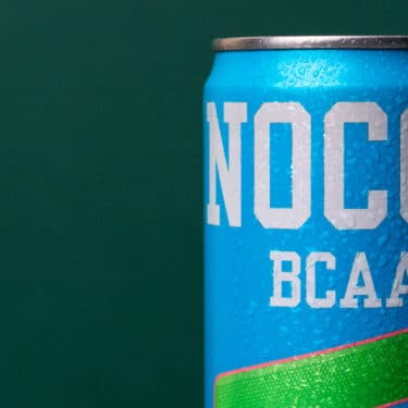 Zoomed in photo of Nocco Melon Blast can